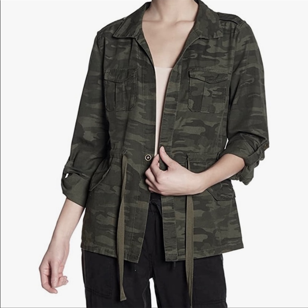 Sanctuary Camo Field Jacket Sz M